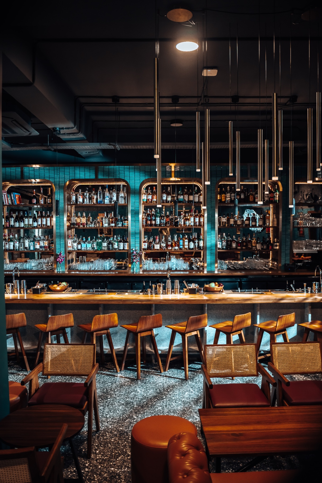 Guests at the bar